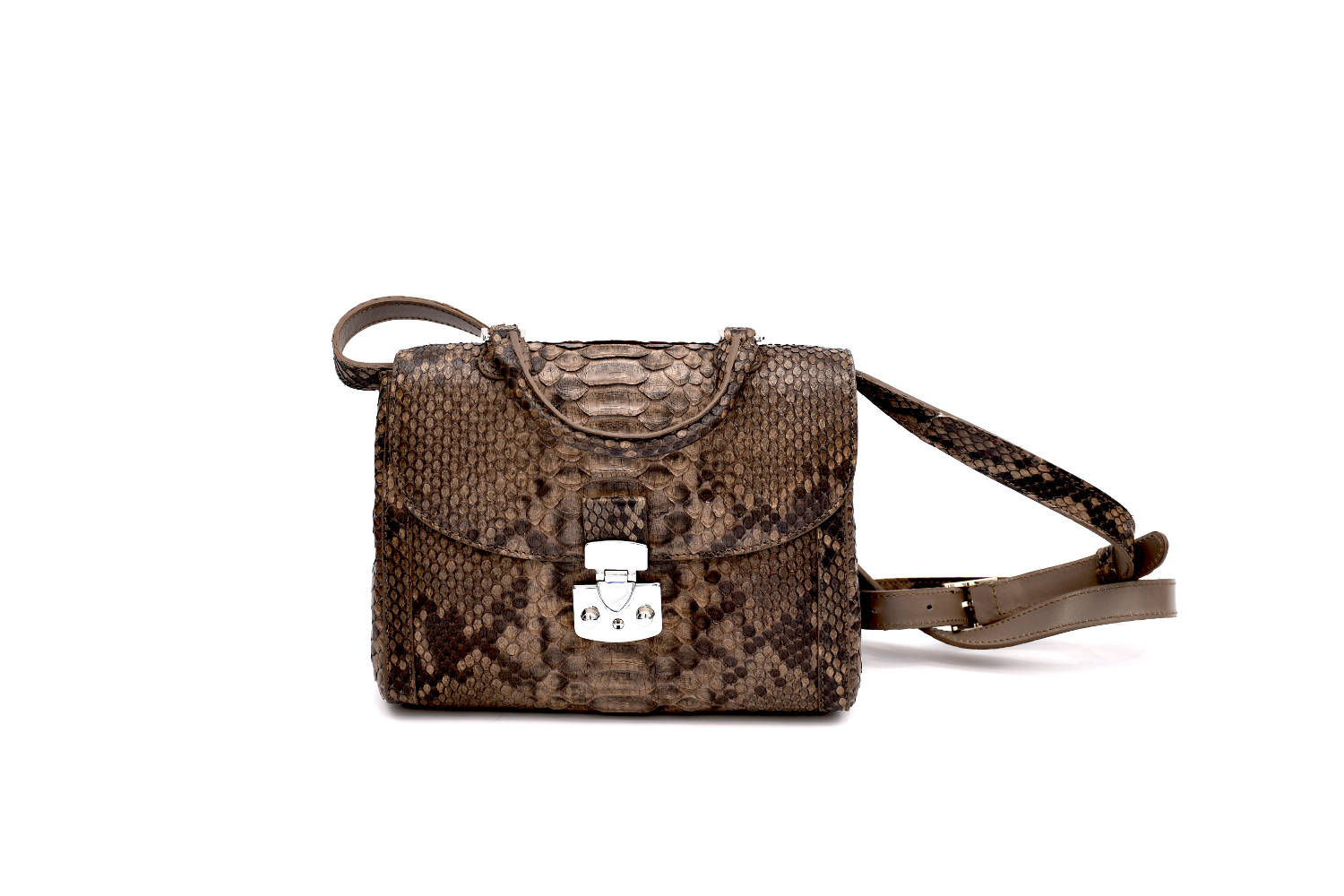 Rolina Style Buti Brown Hand Bag